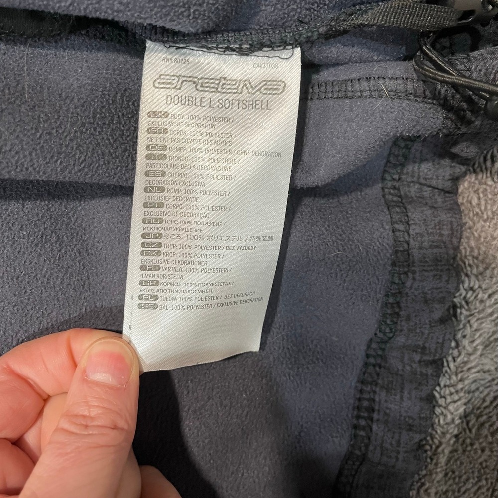 Arctiva Double L Softshell Jacket Gray Side Vents… - image 7